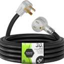 RVMATE 250V 25 Feet Welder Extension Cord, 10 AWG NEMA 6-50 STW Heavy Duty Welding Cord with LED Indicator