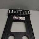 Delxo 16 Inch Folding Step Stool,Foldable Stool for Adults with Safety Lock,Portable Collapsible Plastic Stepstool,Non Slip Folding Stools for Kitchen Bathroom Bedroom Up to 400LBS,(Black 1PC)