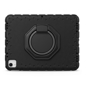 for iPad Pro 12.9 Case 6th/5th/4th/3rd Generation with 360 Rotating Stand & Pencil Holder, Heavy Duty Cute Cover for iPad Pro 12.9 inch 2022/2021/2020/2018, Black