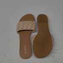 FITORY Womens Flat Sandals Fashion Round Open Toe Slip On Slides with Braided Strap Slippers for Summer Size 11