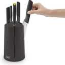 Joseph Joseph 10527 Elevate Knives Carousel Knife Set with Rotating Storage Stand, 6-piece, Black (updated) (Multicolour)