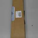 2Pcs Tension Curtain Rods for Windows 28 to 48 Inch, 7/8 Diameter Spring Loaded Curtain Rod Adjustable Small Curtain Rods No Drilling Tension Rod for Door, Bathroom, Kitchen, White