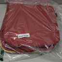 Recycling Bin for Kitchen Indoor Home, Large 100L/ 26 Gallon Recycle Bin with Lid Removeable Reusable Inner Bag Bottle Can Glass Waste Plastice Stickers (Red, 26 Gallon)