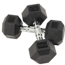 BalanceFrom Rubber Encased Hex Dumbbells, 20 Lbs. Pair