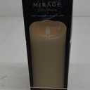 Sterno Home MGT814309WH00 White Wax Pillar with Timer