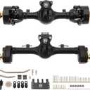 MEUS RACING Mullet Setup SCX24 V2 Axles with 3-Section CVD for Axial 1/24 SCX24 RC Crawler (Black)