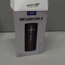 Ultimate Ears MEGABOOM 4 Portable Waterproof Bluetooth Speaker, 360-Degree Sound, Thundering Bass, 147ft Range, 20-Hour Battery, Floating Speaker - Black