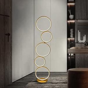 Modern Creative Bubble Dimmable LED Floor Lamp for Home & Office (Gold)