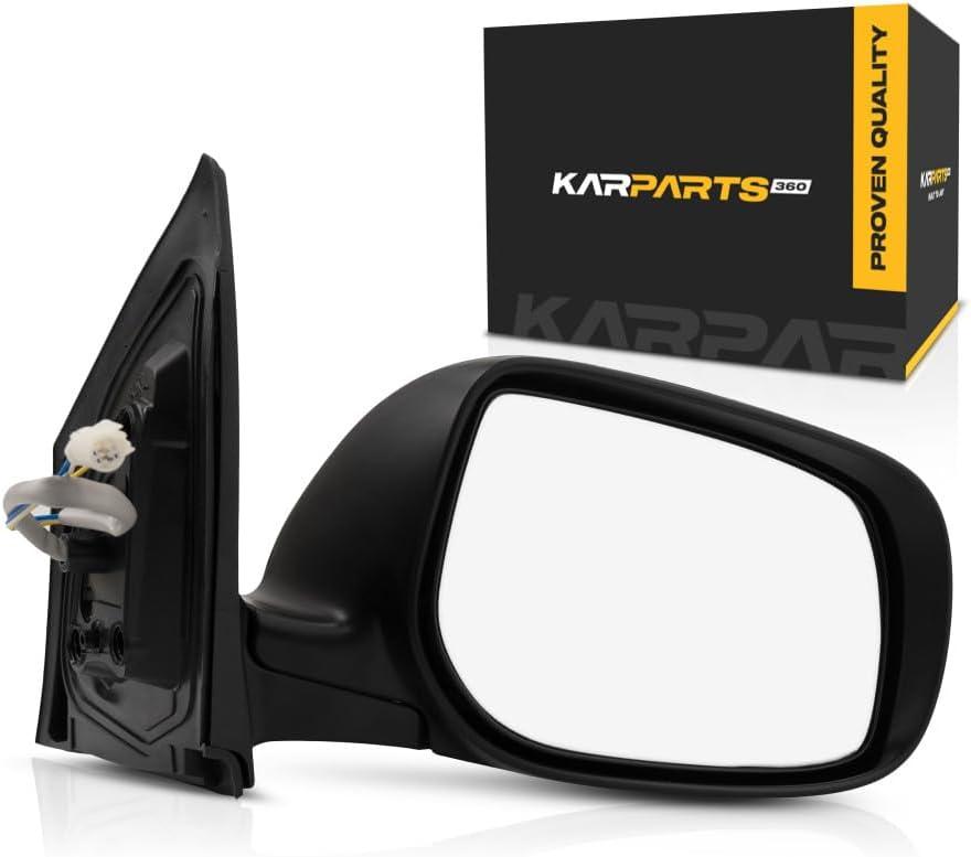For Toyota Corolla 2009 10 11 12 2013 Door Mirror Passenger Side | Power | Non-Heated | Paint to Match | Replacement For 8790802B50 | TO1321249, TO1321260