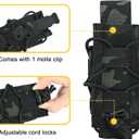 Tourniquet Pouch with Molle Clip,SABADO Tourniquet Holder Removeable Flap Cover,TQ Pouch for Duty Belt and Tactical Vest (MCBK)