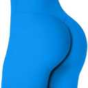 Sunzel Women's Invisible Butt Scrunch Shorts, High Waisted Biker Shorts, Gym Workout Yoga Running Shorts with Tummy Control XL