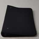 Fireproof 3 Ring Binder with Zipper, 2.5 Inch D Rings Hold up 650 Sheets of 8.5" x 11" (A4), Compatible with Clear Page Protectors, Built-in net and Pen Holder (1 Pcs, Black, 2.5")