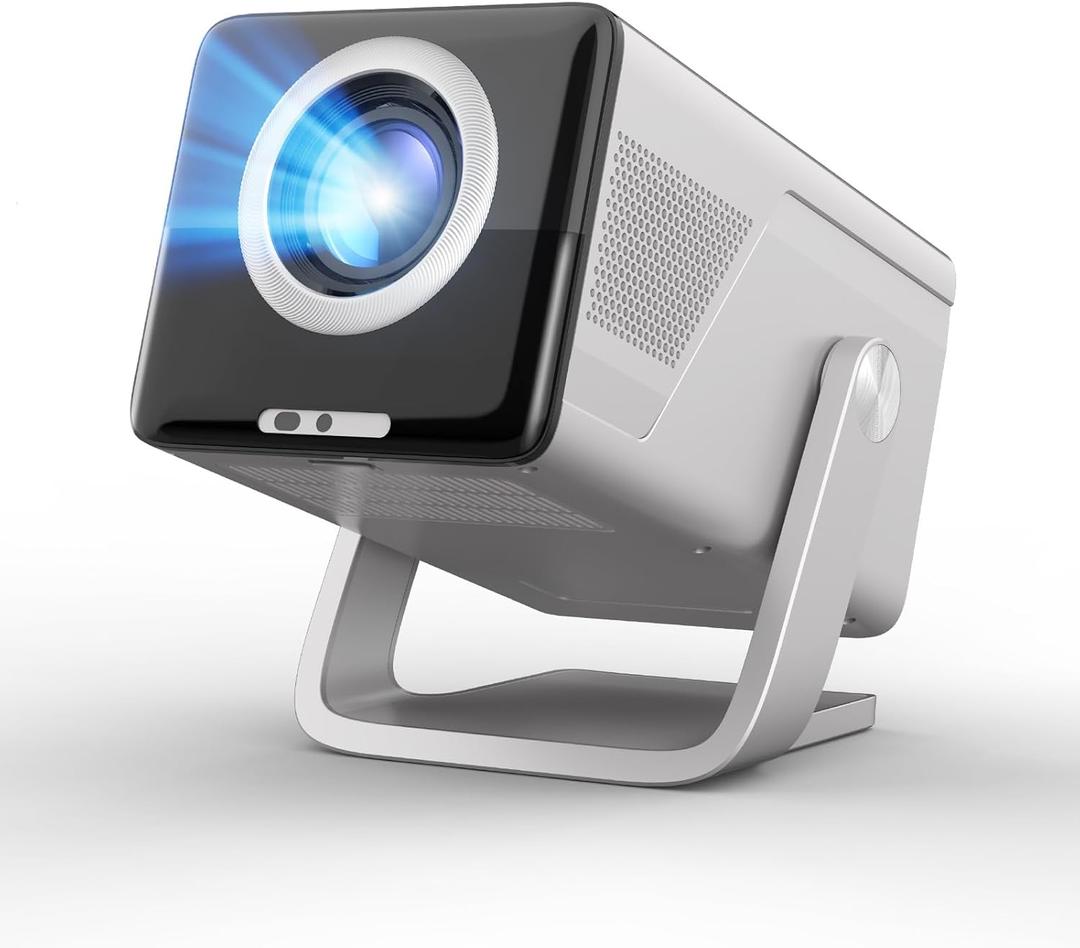 Magcubic Smart Projector 8K&4K Support, Portable Mini Projector with WiFi 6 and Bluetooth 5.4, 800ANSI, Auto Focus & Obstacle Avoidance,1080P Movie Projector for Home, Bedroom, Outdoor