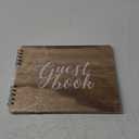 Wooden Rustic Guest Book with 110 Pages Lined 11" x 8.7"