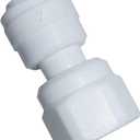 YZM 1/4"Female Thread to 3/8" Tube O.D. Quick Connector fittings Water Purifiers Filters Reverse Osmosis Systems accessories set of 5.