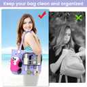 6 Packs,Accessories for Medium XL Bogg Bag,Includes Silicone Phone Holder,PVC Insert Bag,Hooks,and Keychain.Accessories Can Be Installed Inside or Outside (Rose red)