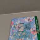 Feams Case for iPad (A16) 11th Generation 11 Inch 2025, iPad 10th Generation 10.9 Inch 2022, Slim iPad A16 Case Clear Back Cover with Pencil Holder & Auto Sleep, Blue Flower