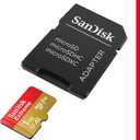 SANDISK 1TB Extreme microSDXC UHS-I Memory Card with Adapter - C10, U3, V30, 4K, 5K, A2, Micro SD Card- SDSQXAV-1T00-GN6MA