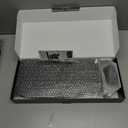 Full-Size Ergonomic Keyboard and Mouse, 2.4GHz Wireless Keyboard and vertical Mouse with Tablet Phone Holder, Wrist Rest for Computer Mac PC Laptop Chromebook, Black