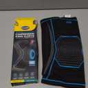 Dr. Scholl's Compression Knee Sleeve with Massaging Gel, Breathable Fabric, Shock-Absorbing Knee Compression Sleeve, Built-in Gel Padding & Support(L/XL)