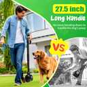 27.5" Dog Pooper Scooper, Pooper Scooper for Large, Medium, Small Dogs, Easy Single-Hand Operation, No More Bending, High-Strength Material, Suitable for Yard, Sand, Grass, and Gravel