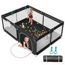 Baby Playpen 74x50 Inch for Babies and Toddlers Indoor & Outdoor