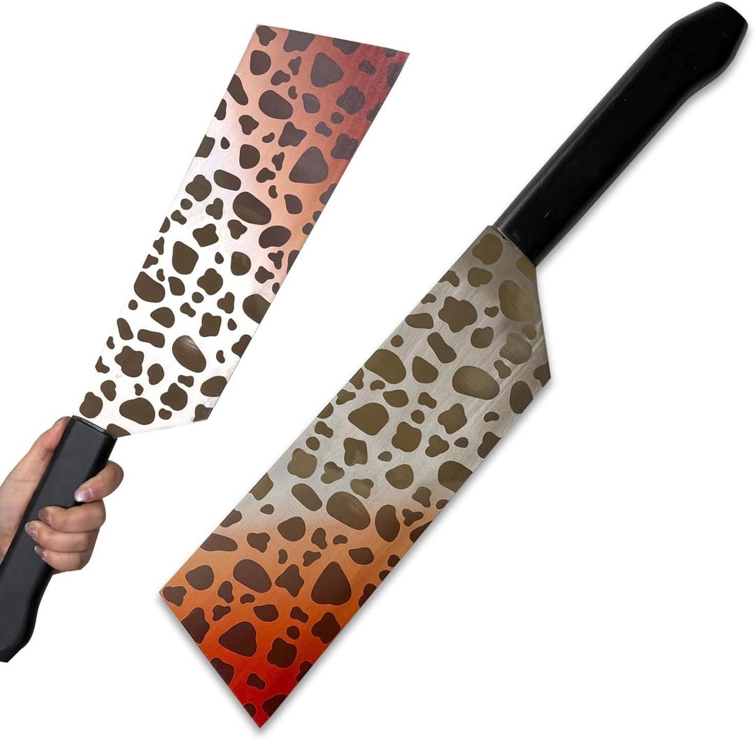 20" Japanese Anime Nanami Cosplay Props Metal Knife JJK Cleaver | for Cosplay,Collecting,Display,Gifting,Blunt Edge