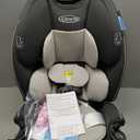 Graco Slimfit 3-in-1 Convertible Car Seat, Slim Car Seat with Space-Saving Design, Highback Booster Seat with 10-Position Headrest, Rear Facing and Forward Facing Carseat, Darcie, Manufacturing Date: 07/18/2025