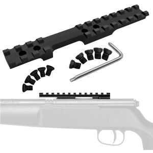 Gotical Picatinny Rail Mount for Savage Rascal Rifles with Ejection Port Cut-Out (black)