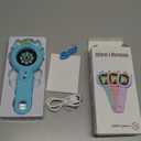 Kids Microscope- 500x Magnification, 16X Zoom, Handheld Microscope for Kids with HD Cam, Portable Science Learning Tool, Christmas Birthday Gifts for Boys Girls Aged 3-12 （Blue）