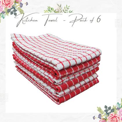 Home Wear Hand Towels Set Of 2 15x25 6 Pack