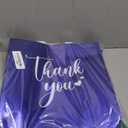 50 Pcs Thank You Gift Bags with Handles Bulk Thank You Non Woven Bags Reusable Gift handbags Bridesmaid Souvenir Goodie handbags for Wedding Shopping(11 x 12 x 5 Inch,Royal Blue)