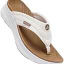 YESWIN Women's Orthotic Platform Flip Flop with Arch Support Ladies Comfortable Recovery Walking Thong Sandals Slip On Indoor Outdoor for Summer Beach, Size: 8