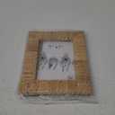 Rattan Picture Frame, 5x7 boho Photo Frame, Coastal Handmade Decor, High Definition Galss (5x7)
