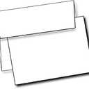Blank White Greeting Cards With White Envelopes 5" x 7" Pack Of 100 Printable Note Cards With Corresponding Envelopes