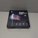 Solar Flag Pole Light - 111 LED - Brightest Outdoor Flagpole Light for Most In-Ground Flagpoles - Dusk to Dawn Lighting - Pole Topper - Rechargeable Battery