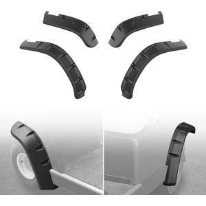 Front & Rear Fender Flares for Yamaha Golf Cart, Combined Mud Flaps Mud Guard Extension for Yamaha Golf Cart G14 G16 G19 G20 G22 Standard and Unmodified Accessories, 4PCS