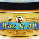 HOWARD WAX-IT-All - Protective Food-Grade Wax, Beeswax Wood Polish: Beautifies and Extends the Finish of Surfaces, Food Grade Beeswax Ideal for Wood, Stone, Metal, Cement, Paint, Plastics, 9 Fl oz
