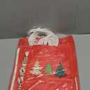 SUNCOLOR Pack of 24 Christmas Gift Bags Assorted Sizes With Tissue paper (8 Large 13", 8 Medium 11", 8 Small 9") (Red/White/Green)