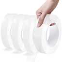 Valley'sYuMiao 4Rolls, Nano Double Sided Mountinging Tape, Adhesive-self Heavy Duty Tape, 2 Sides Sticky Tack Tape, 0.7in10fts, 40fts Total Long