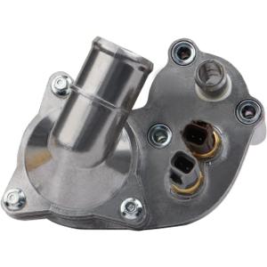 Engine Coolant Thermostat Housing Assembly Compatible with 2001-2005 Ford Explorer Sport Trac 2001-2011 Ford Ranger, 2001-2008 Mazda B4000 2001 Mercury Mountaineer 4.0L V6 Gas