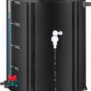 Collapsible Rain Barrel, Portable Rain Water Collection System Kit, 53 Gallon Foldable Water Tank & Storage Reservoir with Spigot for Garden, Lawn, & Emergency Use