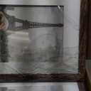 Hongkee 11x14 Picture Frame Set of 4, Made of Glass and Rustic Brown Wooden Frame, Display 8x10 Pictures with Mat or 11 x 14 Posters without Mat for Wall Mounting, Gallery Photo Frames