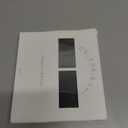 Polymer Material Reusable Napkin Band, Glue-Free Tear-Proof Water Resistant Oil-Proof Napkin Bands Set of 200(Front Black Color and Back White), 6 Adjustable Sizes Napkin Rings