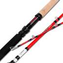 Fiblink Catfish Fishing Rods 7'6"/8'/9'/12' Catfish Pole 1 Piece/2 Piece Portable Travel Cat Catfishing Casting Rod (Medium Heavy/Heavy/Extra Heavy), 9'-Extra Heavy-2pc