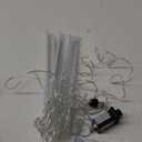 Meteor Shower Lights Outdoor Christmas Lights UL Certified Falling Rain Drop Snowfall Icicle Cascading String Light for Xmas Holiday Tree Wedding Party Garden Decor Blue, 12 Inch 10 Tubes