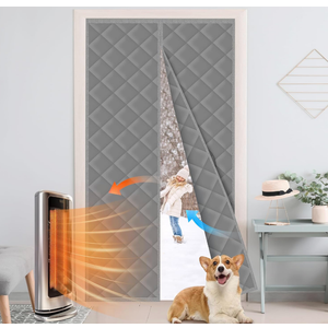 Magnetic Thermal Insulated Door Curtain Cover Block