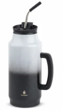 Manna 64 Oz Poseidon Bottle Ombre Black