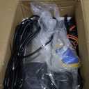 1HP Sewage Grinder Pump Submersible Effluent Pump, Sump Pump 110V 6400GPH with Automatic Float Switch,Stainless steel body and reamer.2'' NPT Discharge for Basement, Sump Basin.