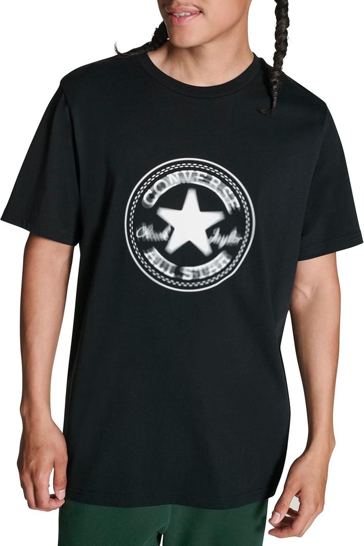 Converse Mens Chuck Patch T-Shirt (Black, L)